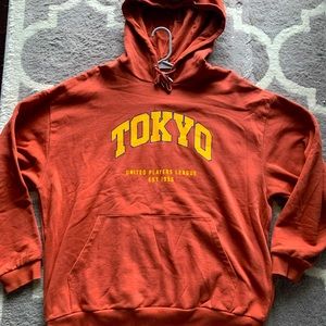 ASOS Hoodie Mens Used Size XL Orange Long Sleeve Tokyo Japan